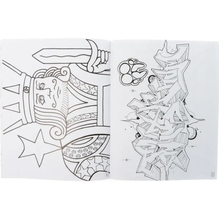 American Graffiti Coloring Book