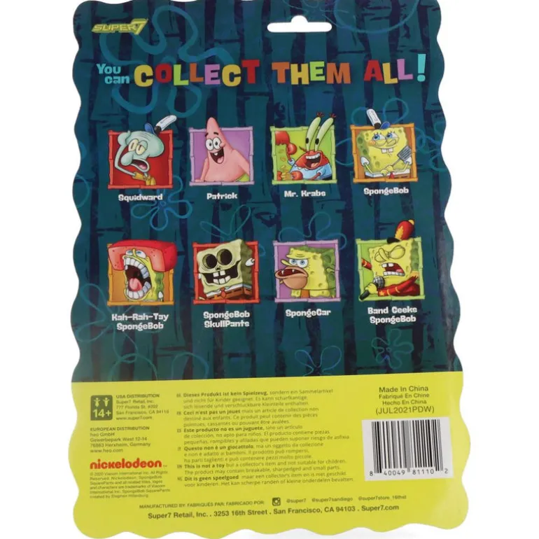 Band Geeks Spongebob- Spongebob SquarePants Wave 2 - ReAction figures
