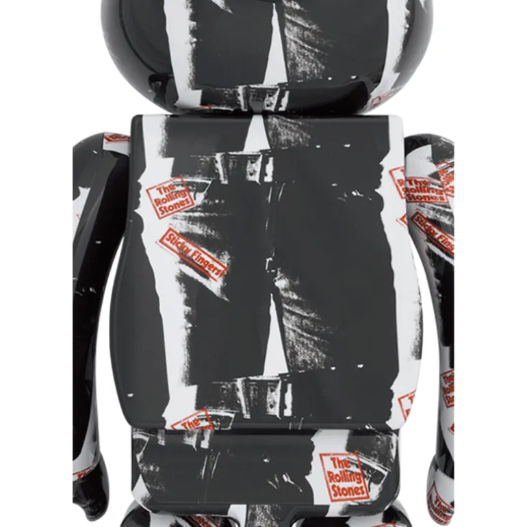 1000% Bearbrick Andy Warhol X The Rolling Stones - Sticky Fingers
