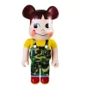 1000% Bearbrick Bape × Pekochan (grün)