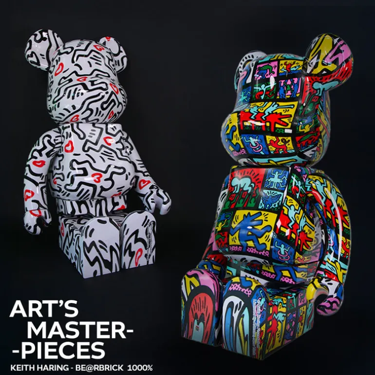 1000% Bearbrick Keith Haring 10