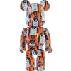 1000% Bearbrick Monkey Sign (Banksy)