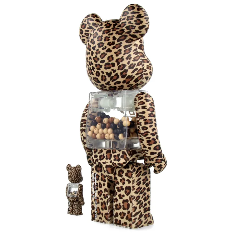 400% + 100% Bearbrick My First Baby Leopard