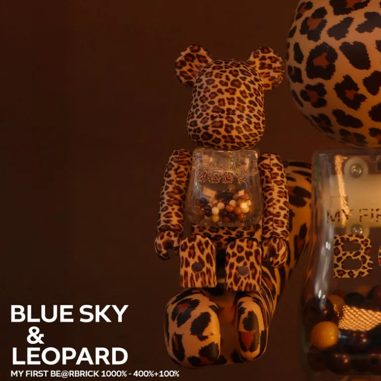 400% + 100% Bearbrick My First Baby Leopard