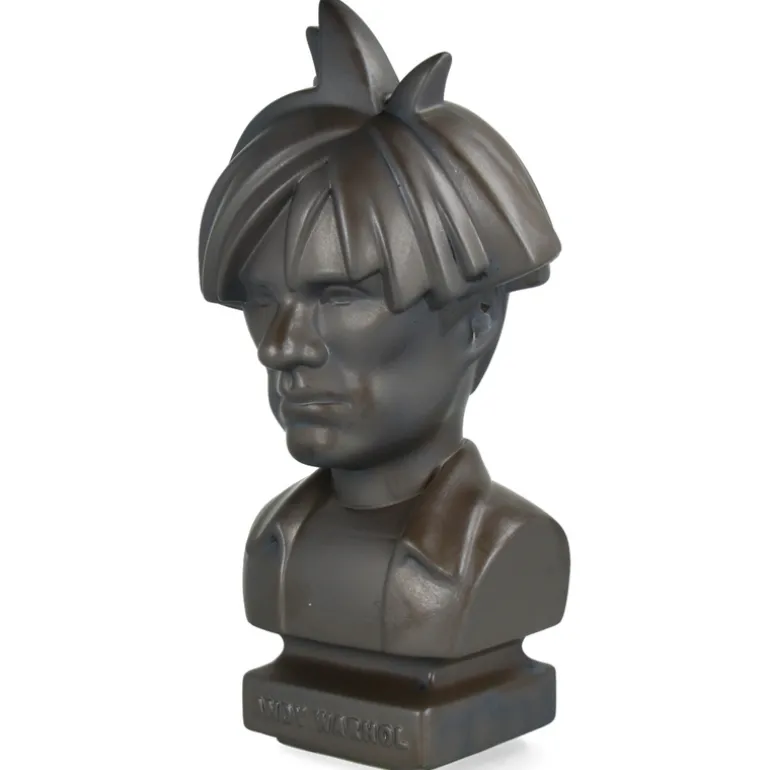 CERAMIK Andy Warhol Bust 80s ASH GOLD