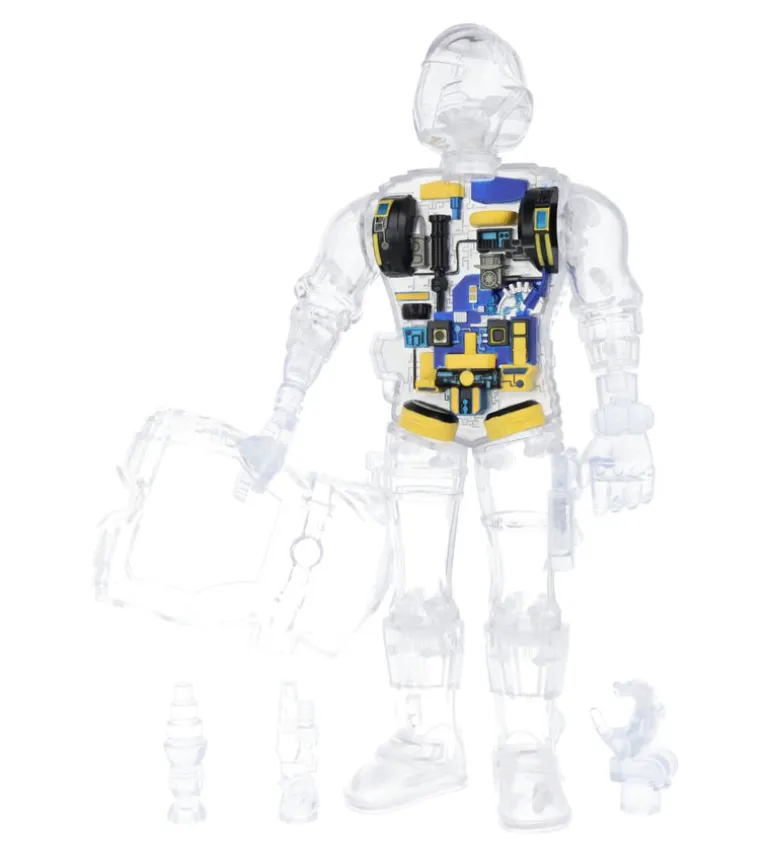 Cobra B.A.T. Clear- G.I. Joe Super Cyborg - ReAction figure