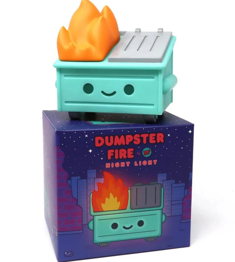 Dumpster Fire - Night Light