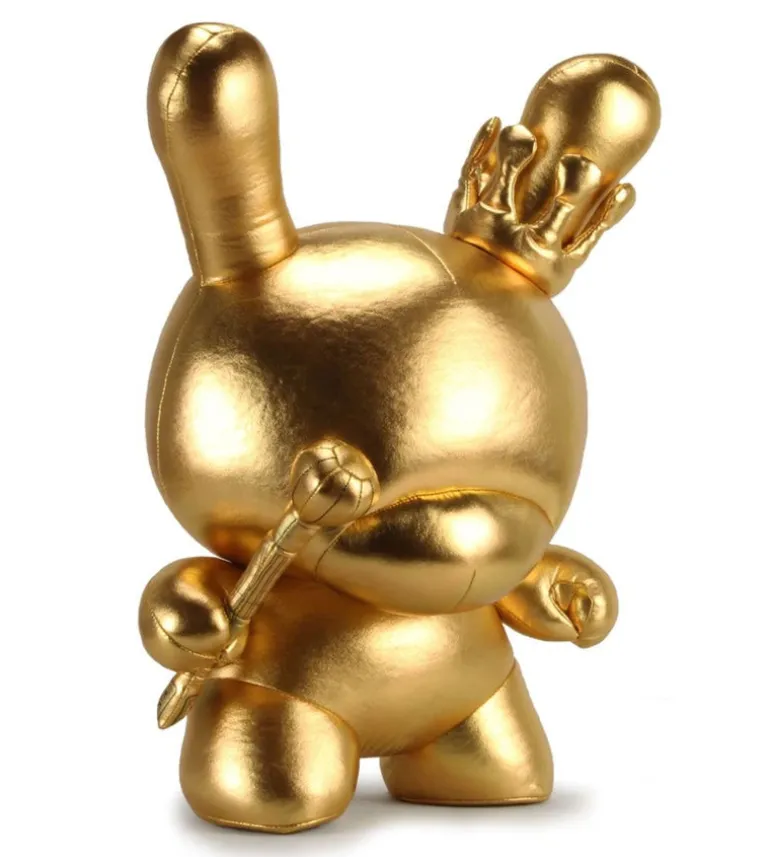 20" Gold King Plush Dunny - Tristan Eaton