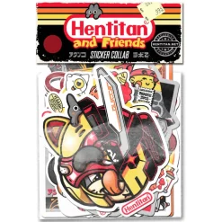 Hentitan and Friends - Brown Sticker Pack