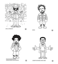Hip hop coloring book East Coast edition