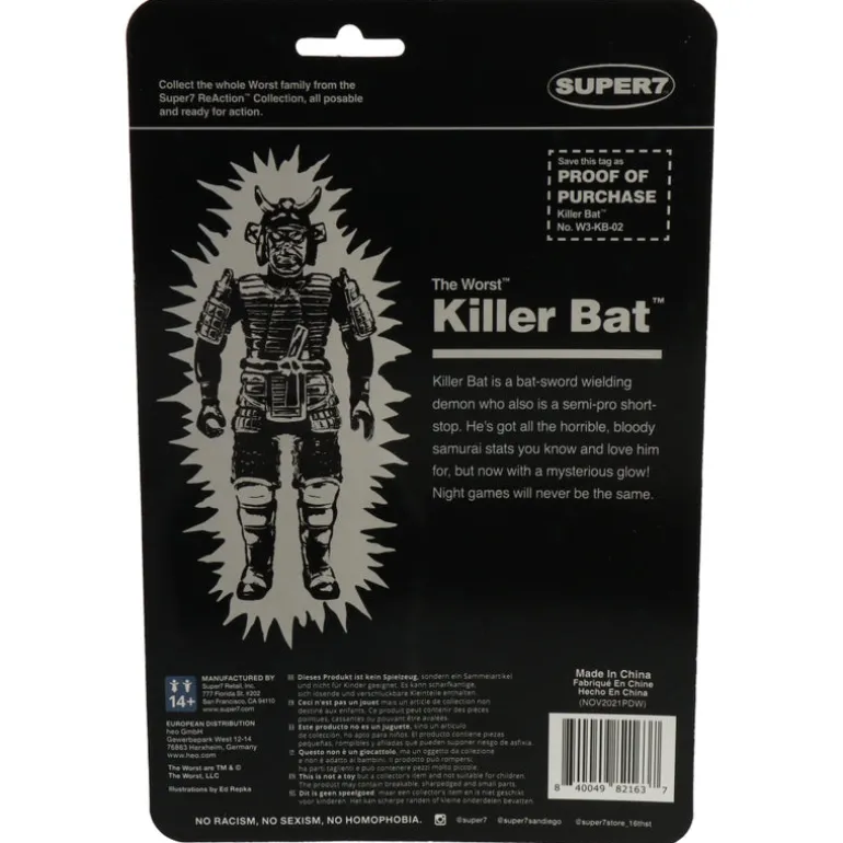 Killer Bat (Monster Glow) - The Worst - ReAction figures