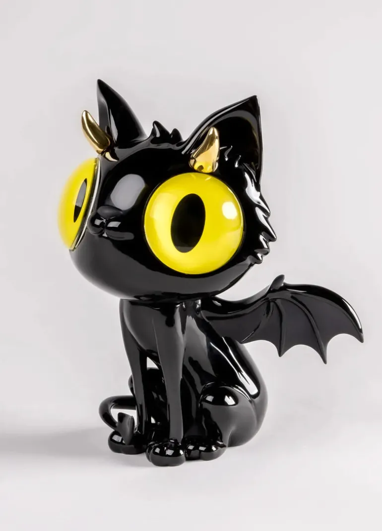 Little Devil Cat - Sculpture von Javier Calleja