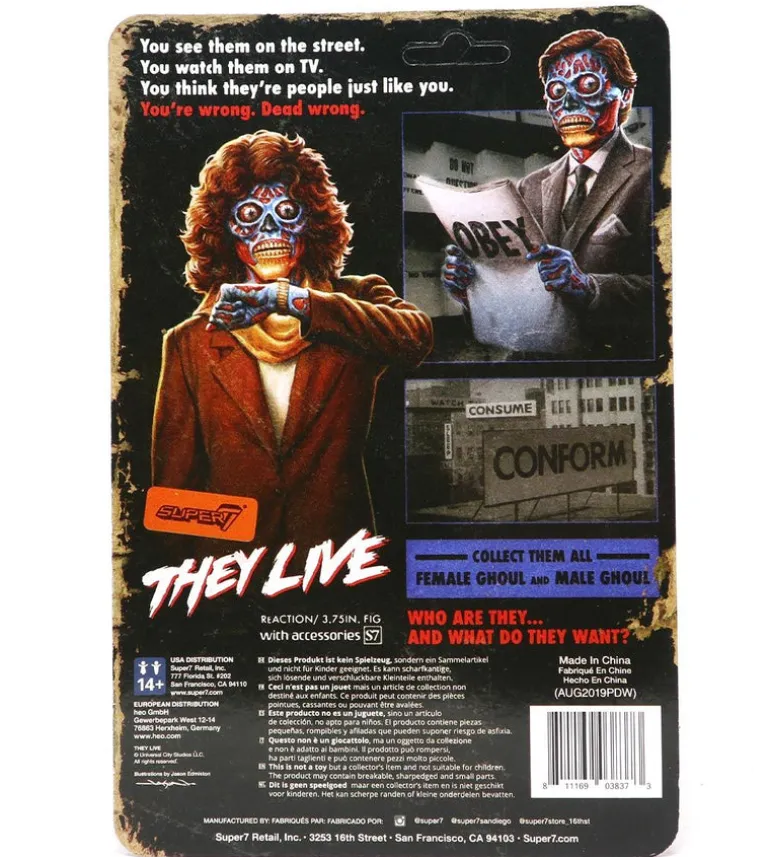 Male Ghoul - They Live - ReAction figures