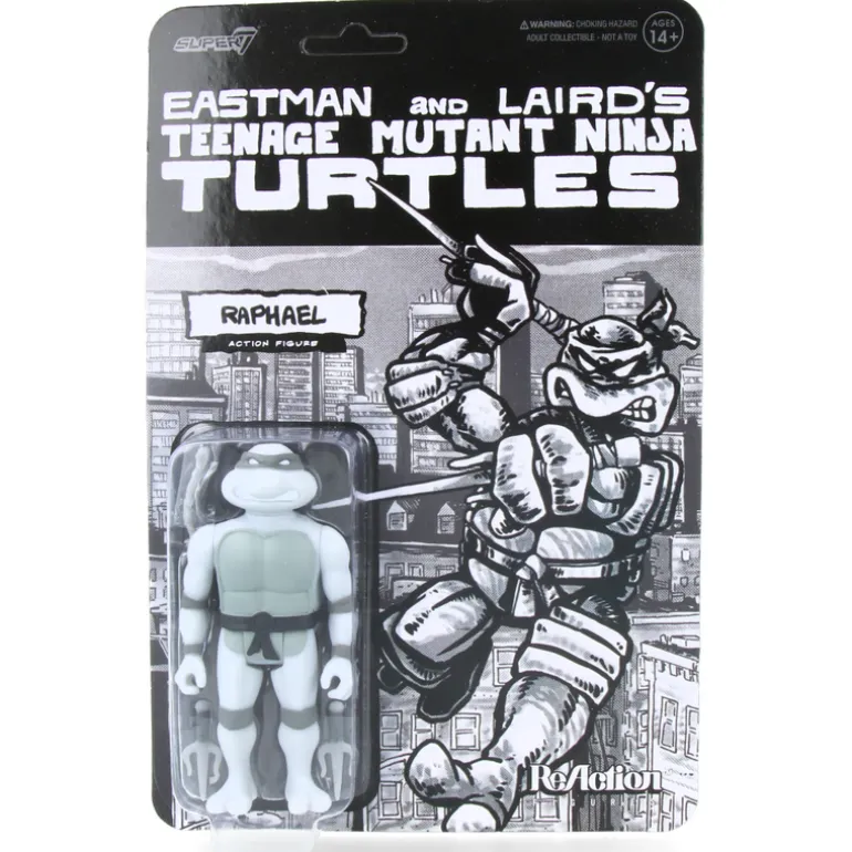 Raphael (Comic Greyscale) - Teenage Mutant Ninja Turtles - ReAction Figures Wave 9