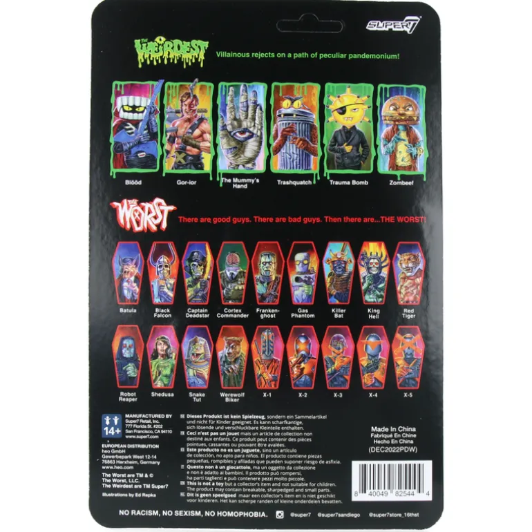 The Weirdest ReAction Figures Wave 1 - Blööd