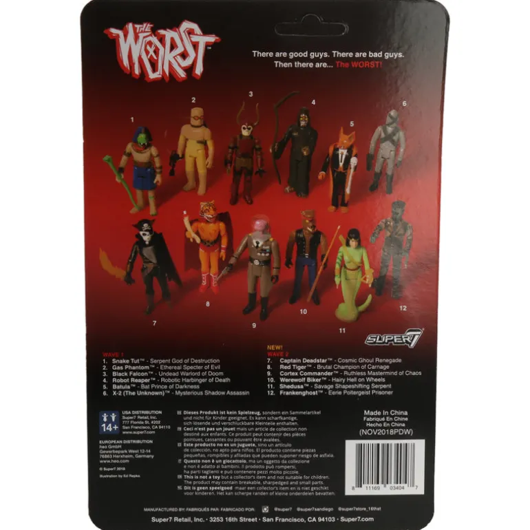 Werewolf Biker (Color 2) - The Worst - ReAction figures