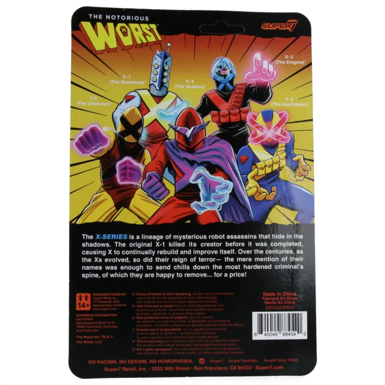 X1 (The Nameless) - The Worst (Mutant Team) - ReAction Figures Wave 5